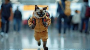 ✈️🐱Cats at the Airport - Funny Cats Doing Human Things 😺