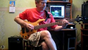 Deep Purple - space truckin - бас (bass cover)