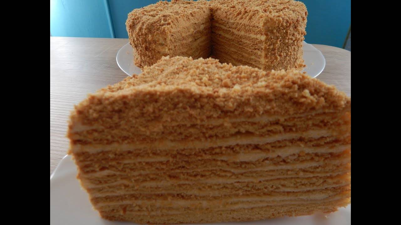 ТОРТ МЕДОВИК С ЗАВАРНЫМ КРЕМОМ ✧ Ну очень вкусно! 🍯🍰