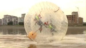 Водный зорб на Алтае (аква-зорб)