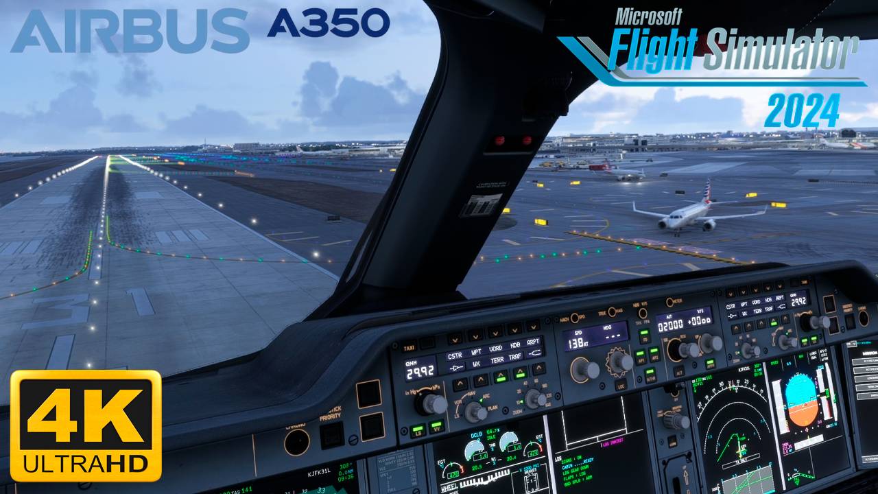 MSFS2024 | iniBuilds A350 | KJFK New York John F. Kennedy | 13900K + 4090