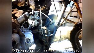 установка двигателя от альфы на три цикл из рамы Иж