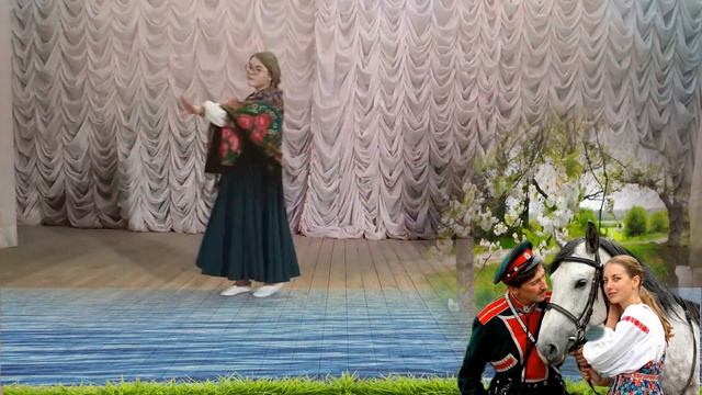 КАЗАЧЬЯ ПЛЯСОВАЯ с фотошопом Амелия Вензельская 11 лет
