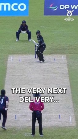 From oops... to over the boundary!  #U19WorldCup #CricketShorts #YTShorts