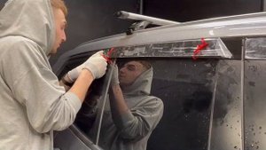 Видео установка 2Д дефлекторов / плоских ветровиков на BMW X3 (G01) 3 поколение / Бмв Х3 Г01