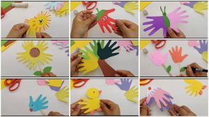 ✂️🖐 Творим из ладошек: волшебные поделки из бумаги