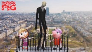 Мультики СВИНКА МАША и СЛЕНДЕР в Париже СМЕШНЫЕ СТРАШИЛКИ ПРИКОЛЫ horror pig М