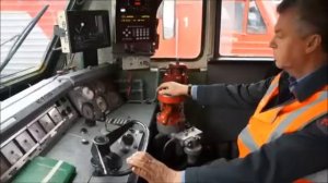 РАБОТА ЛОКОМОТИВНОЙ БРИГАДЫ (С ОЗВУЧКОЙ)