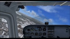 FSX: взлет и посадка в аэропорту Большое Савиново на Cessna 172