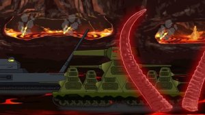 КВ-44 и РАТТЕ VS ВЕНОМ и ЛЕВИАФАН  - (Мультики про танки)