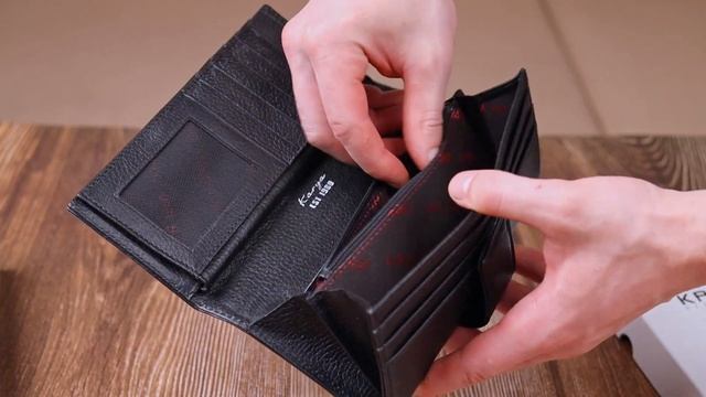 Обзор кожаного женского кошелька KARYA 21035