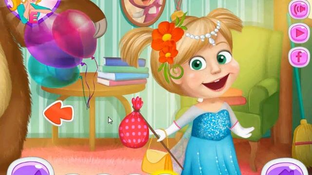Masha Playing Dressup (Маша - Наряд Принцессы) - Прикольный Мультик