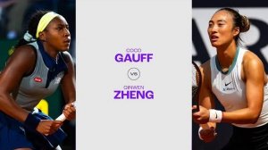 14.05.2024. Кори Гауфф - Циньвэнь Чжэн. WTA Rome. Cori Gauff - Qinwen Zheng