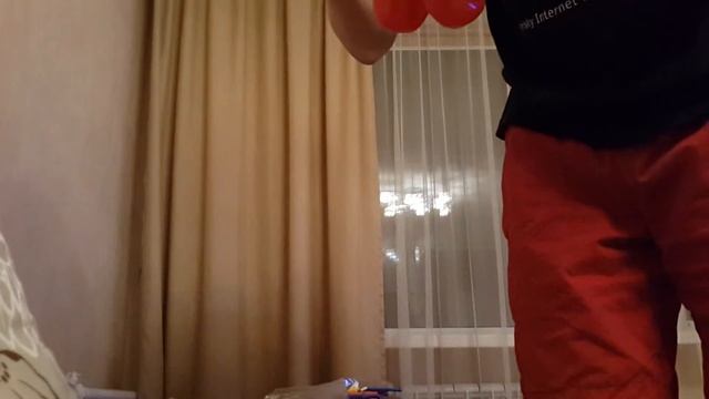 Цветочек из воздушных шаров Floret from balloons