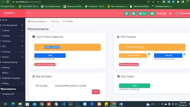 POS software for Restaurant with Shopping website