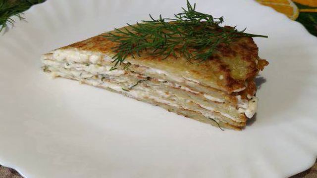 Закусочный картофельный торт