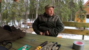 Охота на медведя с лайками на Кольском  весна 22 г.  Сборы, Выезд , Лай !