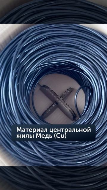 Кабель витая пара UTP 4PR 24AWG Cu CAT 5e, OUTDOOR (0.48) смотреть онлайн