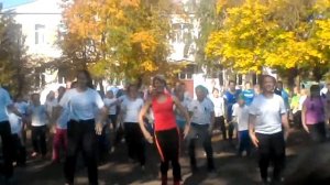 наш школьный флешмоб на Веселые старты