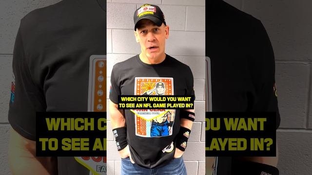 Rapid Fire Q&A with John Cena (If only we could see him )