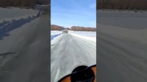 Зимник в сторону месторождения им Жагрина ХМАО   февраль 2022