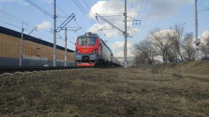 Электропоезд ЭГЭ2Тв-003 и Электровоз ЭП20-076 | станция Косино (МЦД-3) | 30.03.2025 г.