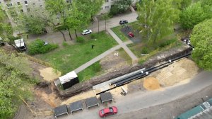 Замена тепловой сети на улице поселка Калинина