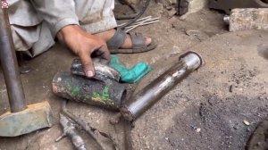 Ремонт повреждённой стрелы манипулятора.