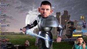 ГЛАД ВАЛАКАС vs ПЕНА! ЭПИЧНЫЙ БОЙ! Дед разнес кресло!