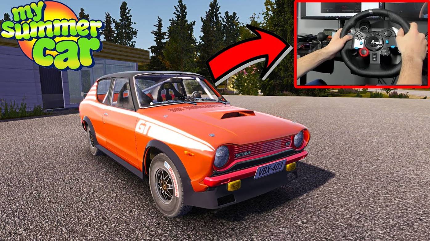 SATSUMA - КАЙФУЕм ПО ДОРОГЕ ДО МАГАЗА + ВИД ОТ КОЛЕС - My Summer Car смотреть онлайн