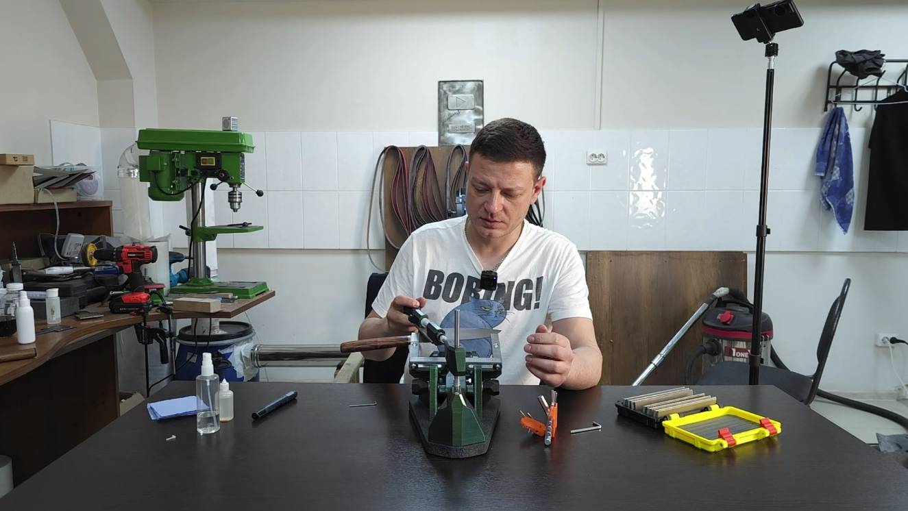 Точилка Claw Element Pro и заточка шефа из Elmax после тестов смотреть онлайн