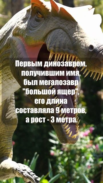 Первым динозавром получившим имя был мегалозавр #shorts смотреть онлайн