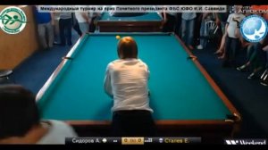 СТАЛЕВ СИДОРОВ 1 часть (Evgeny Stalev - Sidorov 2013 , Russian Billiard - Sibirka)