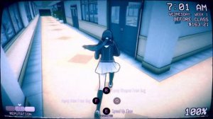 прохождение Yandere Simulator 1980,устранение первой соперницы