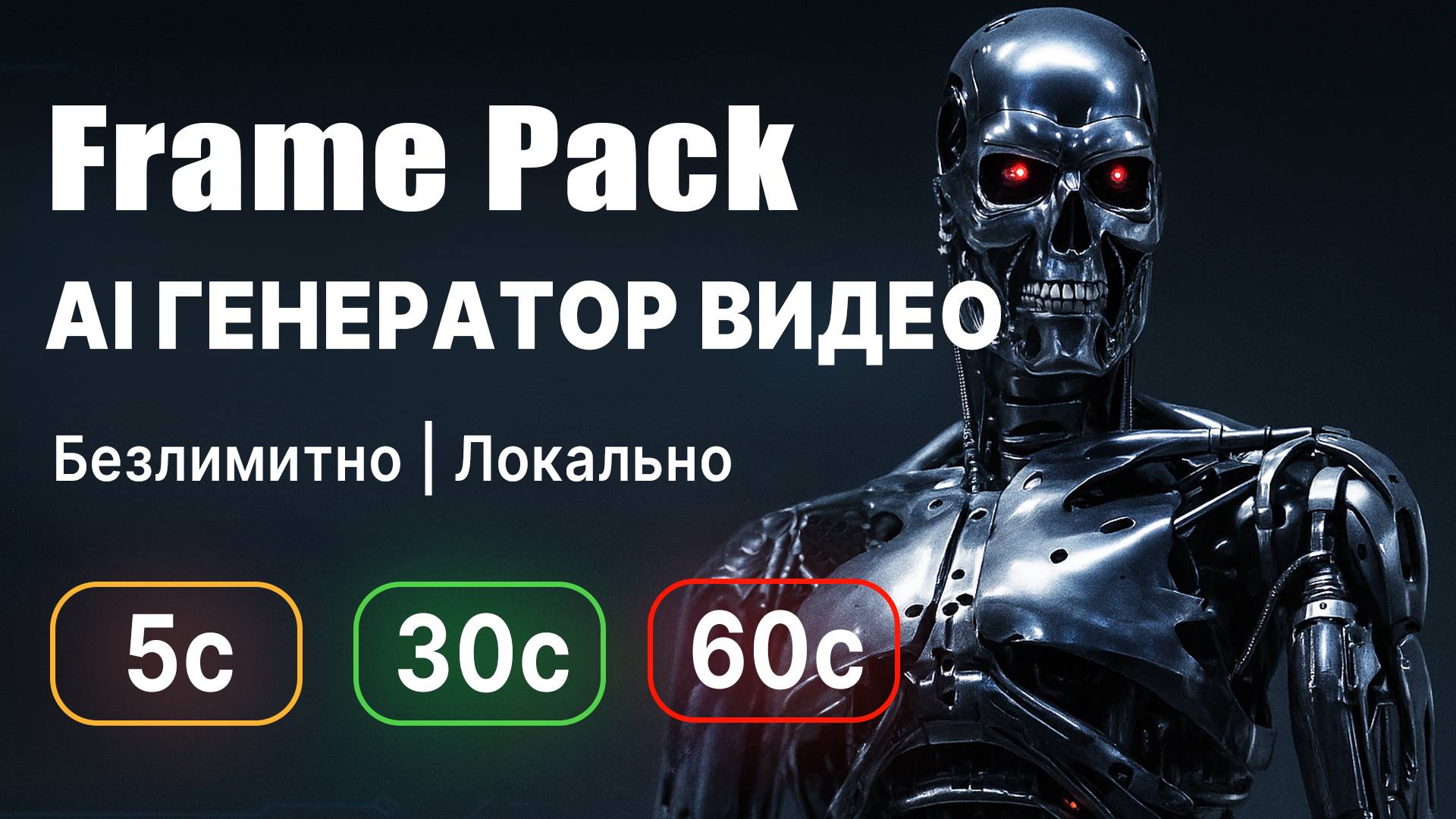FramePack | Безлимитный AI генератор видео на компьютере. Как установить, пользоваться