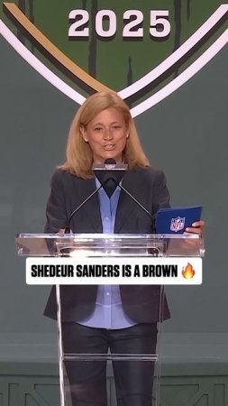 SHEDEUR SANDERS IS A CLEVELAND BROWN!!