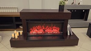 Электрокамин BINELLI 165 см с новым очагом JOKER 36"