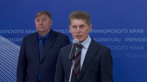 Олег Кожемяко дал старт эстафете флага первых зимних игр «Дети Приморья»