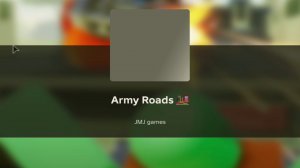Роблокс - Army roads