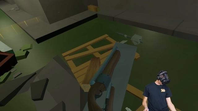 OVER POWERED DOUBLE BEAR TRAP BAYONET RIFLE VR STYLE! - Undead Development HTC VIVE Gameplay