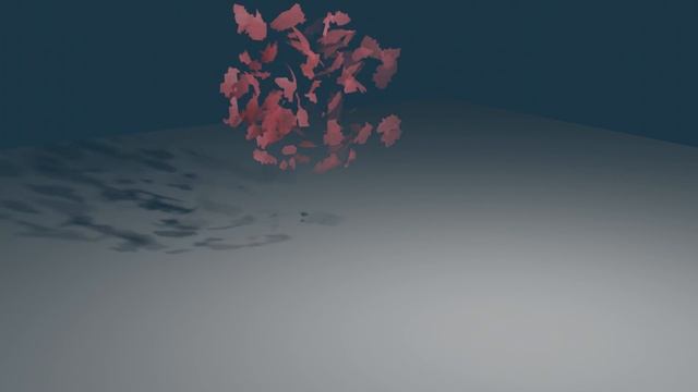 Анимация разрушения шара в Blender 3D смотреть онлайн