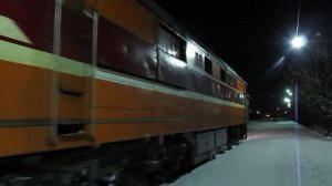 ТЭП70-0125 с поездом №604 Москва-Осташков