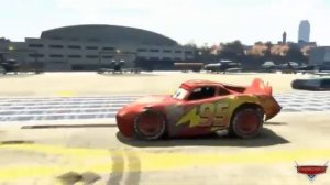 Airport Stunt Park 1 Lightning McQueen VS Dinoco Disney cars  Молния Маккуин