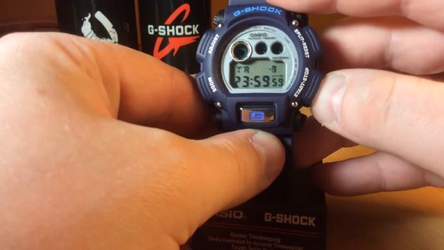Обзор и настройка часов Casio G shock DW 9000VT-2JR [2226] смотреть онлайн