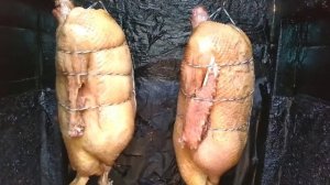 Копчение гусей быстро и вкусно! Рецепт.