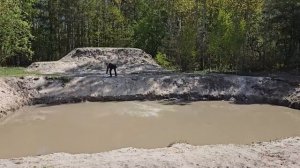 На хуторе спасаем лесной пруд. Высаживаем водные растения. Огород обнесли забором от диких животных