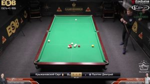 Корона. 2 партии с кия или как на тренировке. Сергей Крыжановский.