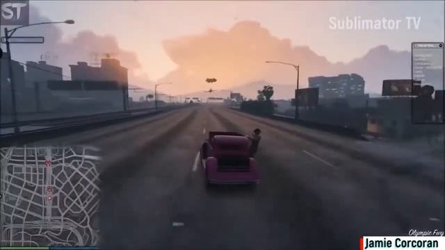 ГТА 5 СМЕШНЫЕ МОМЕНТЫ ТРЮКИ ПРИКОЛЫ #2 смотреть онлайн