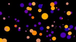 Яркие огни шары разноцветные/ футаж / footage / Черный фон / black background / chromakey / хромаке