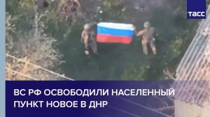 ВС РФ освободили населенный пункт Новое в ДНР